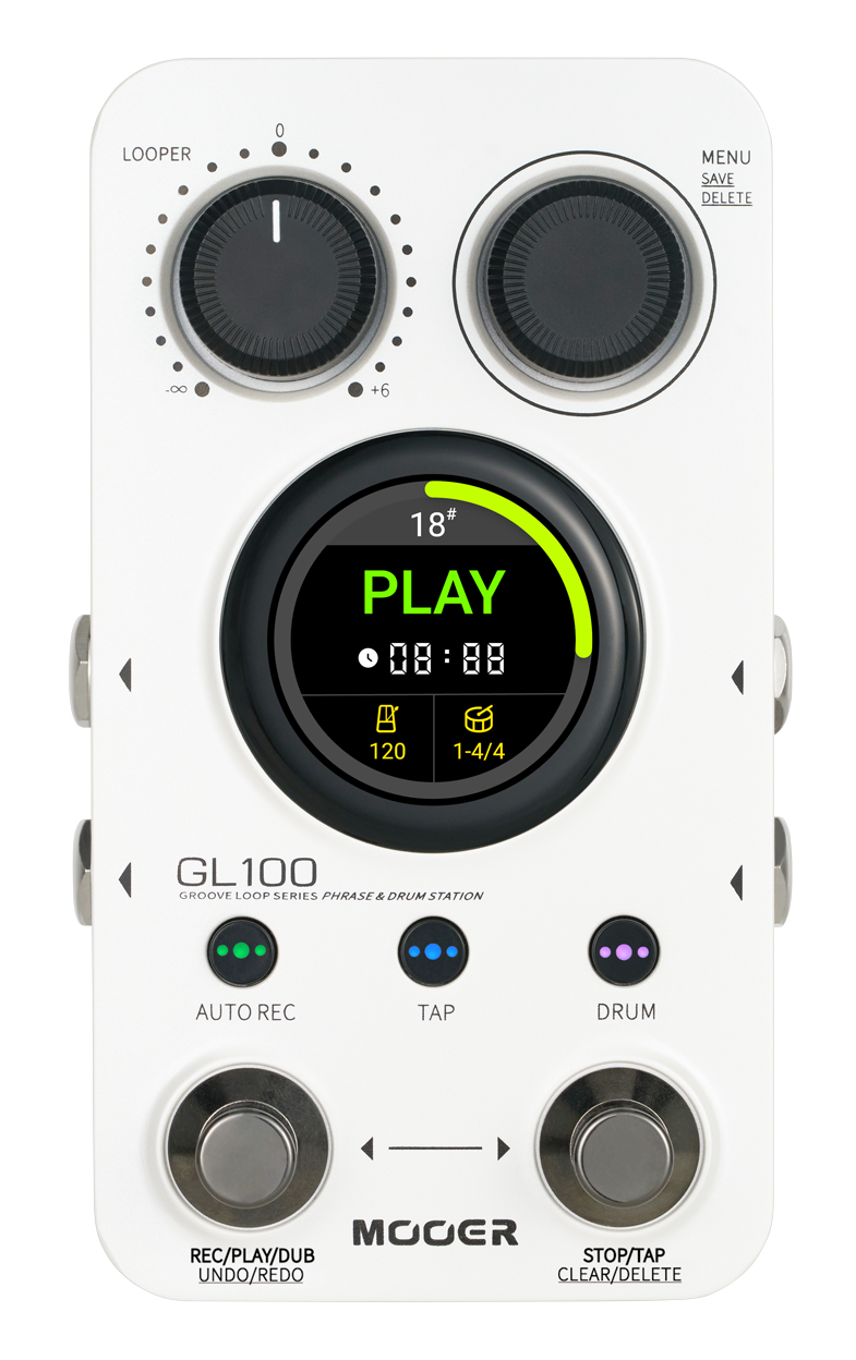 Mooer GL100 Groove Loop Series Phrase and Drum Station Looper Pedal